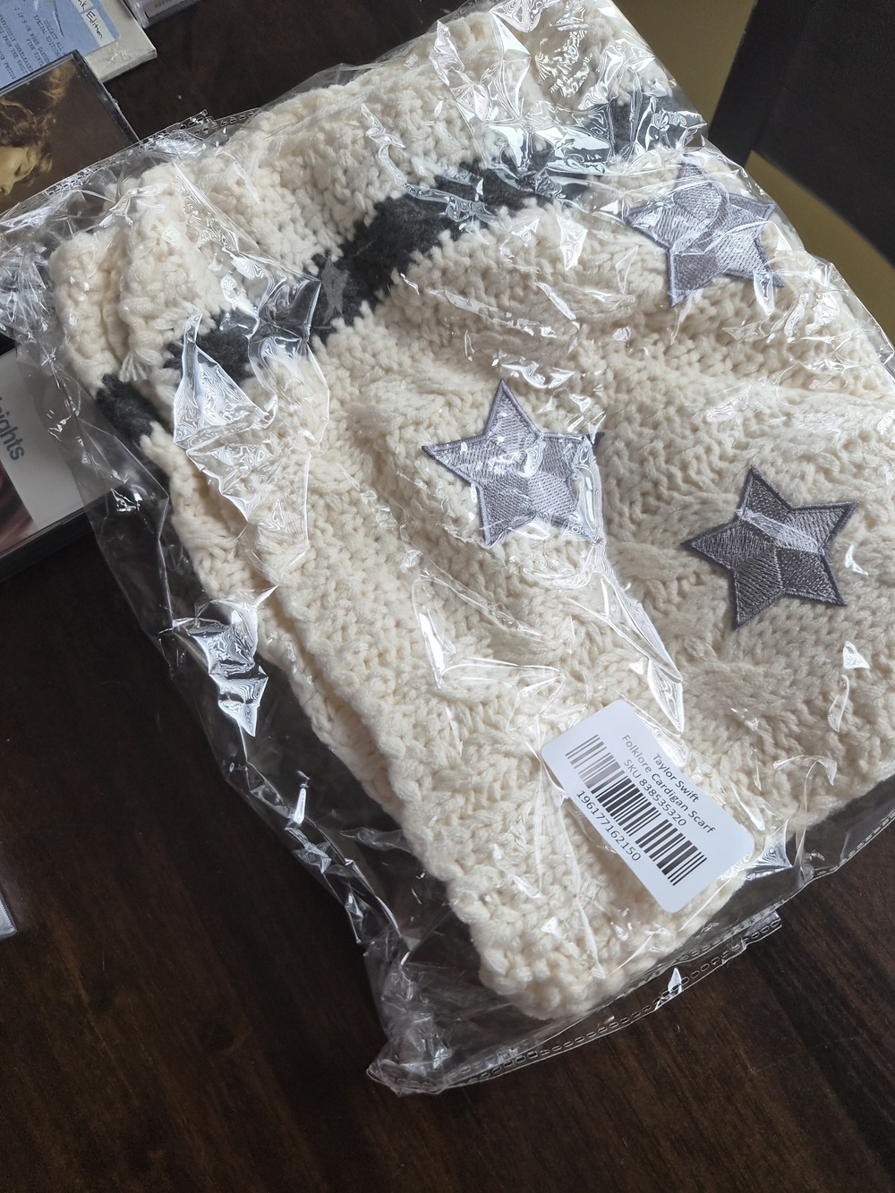 Unopened TS Albums and Folklore Cardigan Scarf Bundle - Picture 2 of 2
